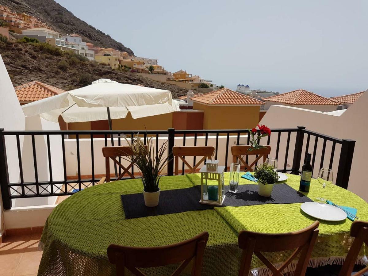 Villa Roque Del Conde With Fantastic Sea View, Terrace, Pool, Wifi, Sat-Tv, Garage Costa Adeje  Extérieur photo