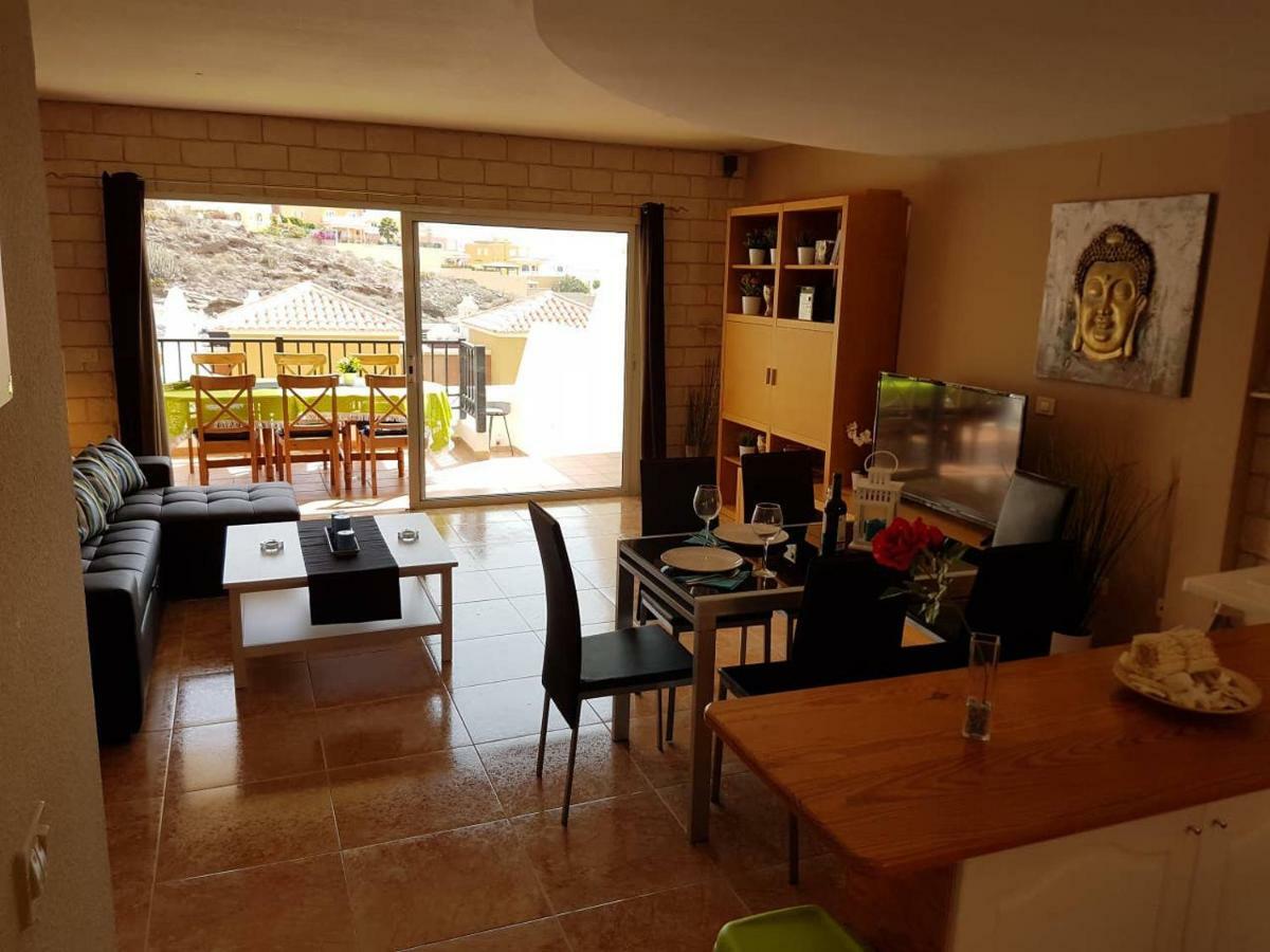 Villa Roque Del Conde With Fantastic Sea View, Terrace, Pool, Wifi, Sat-Tv, Garage Costa Adeje  Extérieur photo