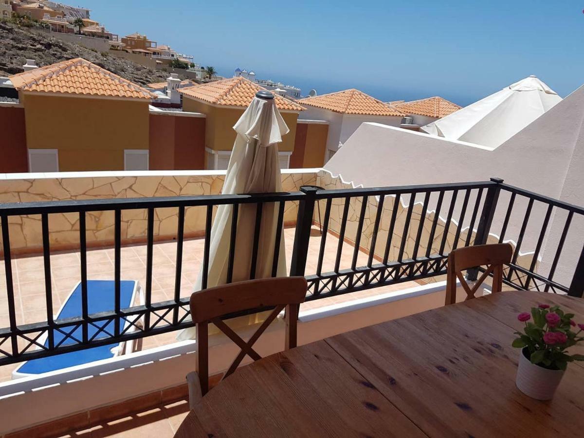 Villa Roque Del Conde With Fantastic Sea View, Terrace, Pool, Wifi, Sat-Tv, Garage Costa Adeje  Extérieur photo