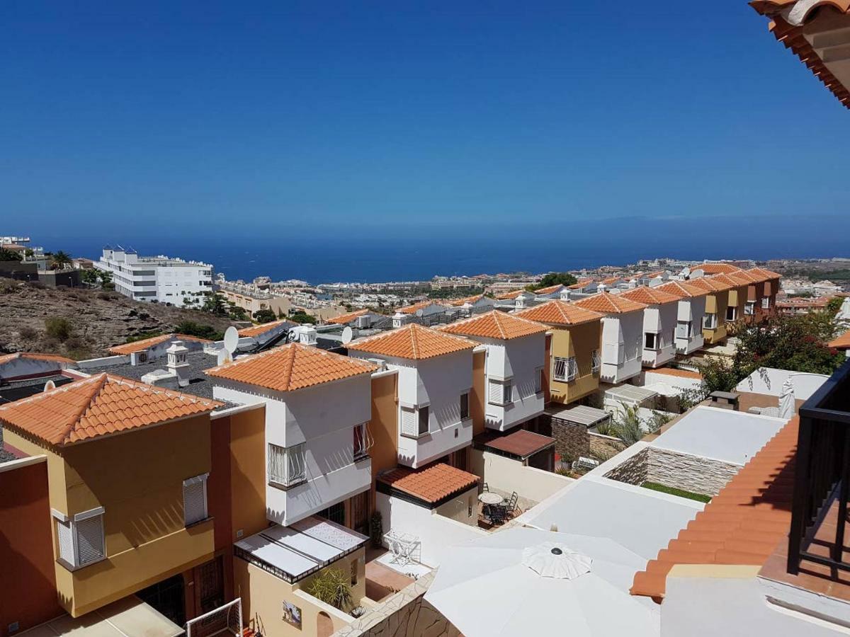 Villa Roque Del Conde With Fantastic Sea View, Terrace, Pool, Wifi, Sat-Tv, Garage Costa Adeje  Extérieur photo